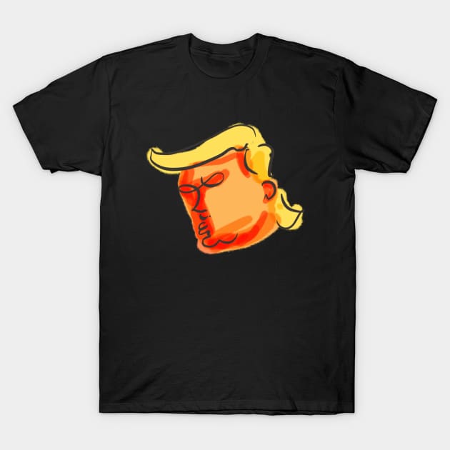 Trump Is A Liar Original Illustration T-Shirt by screamingfool